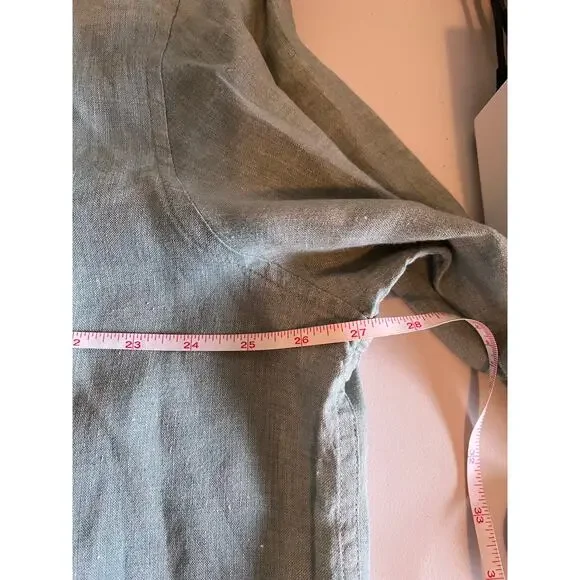 100% Linen Long Sleeve Shirt XL - Picture 5 of 7